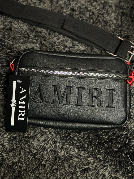 Carriel Amiri Negro y Rojo